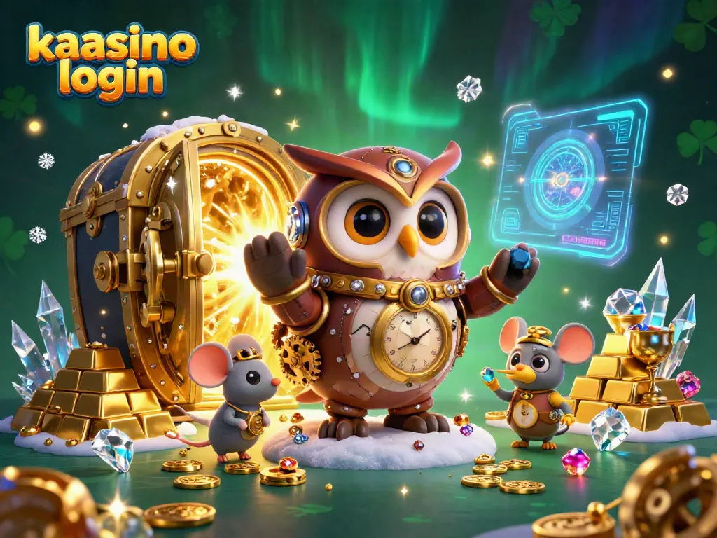 Join the excitement at kaasino login with this vibrant 3D casino-themed illustration bursting with treasures.